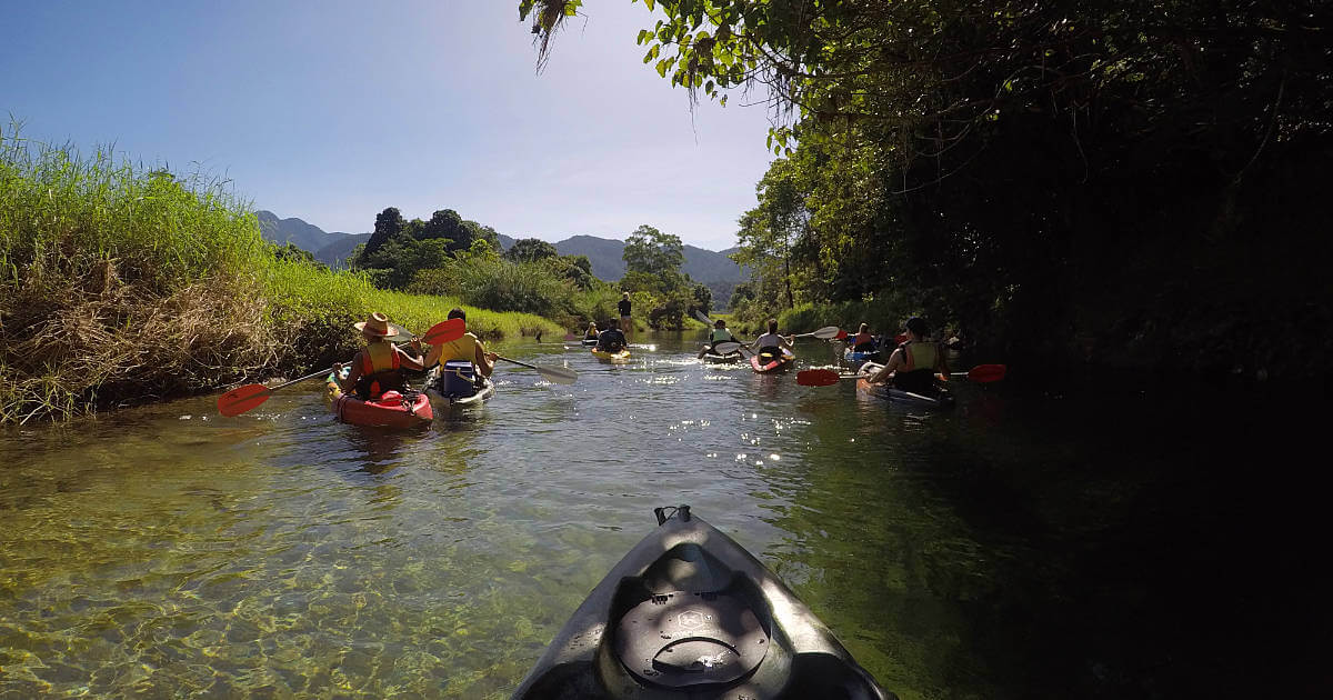 Babinda Kayaking group image