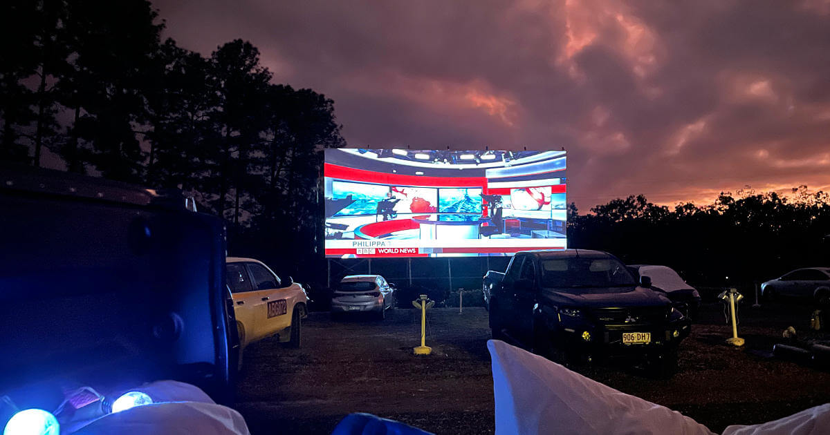 Mareeba drive in screen