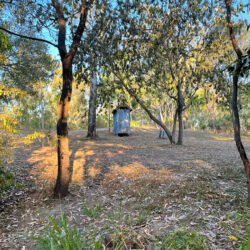 wallys roost outdoor shower